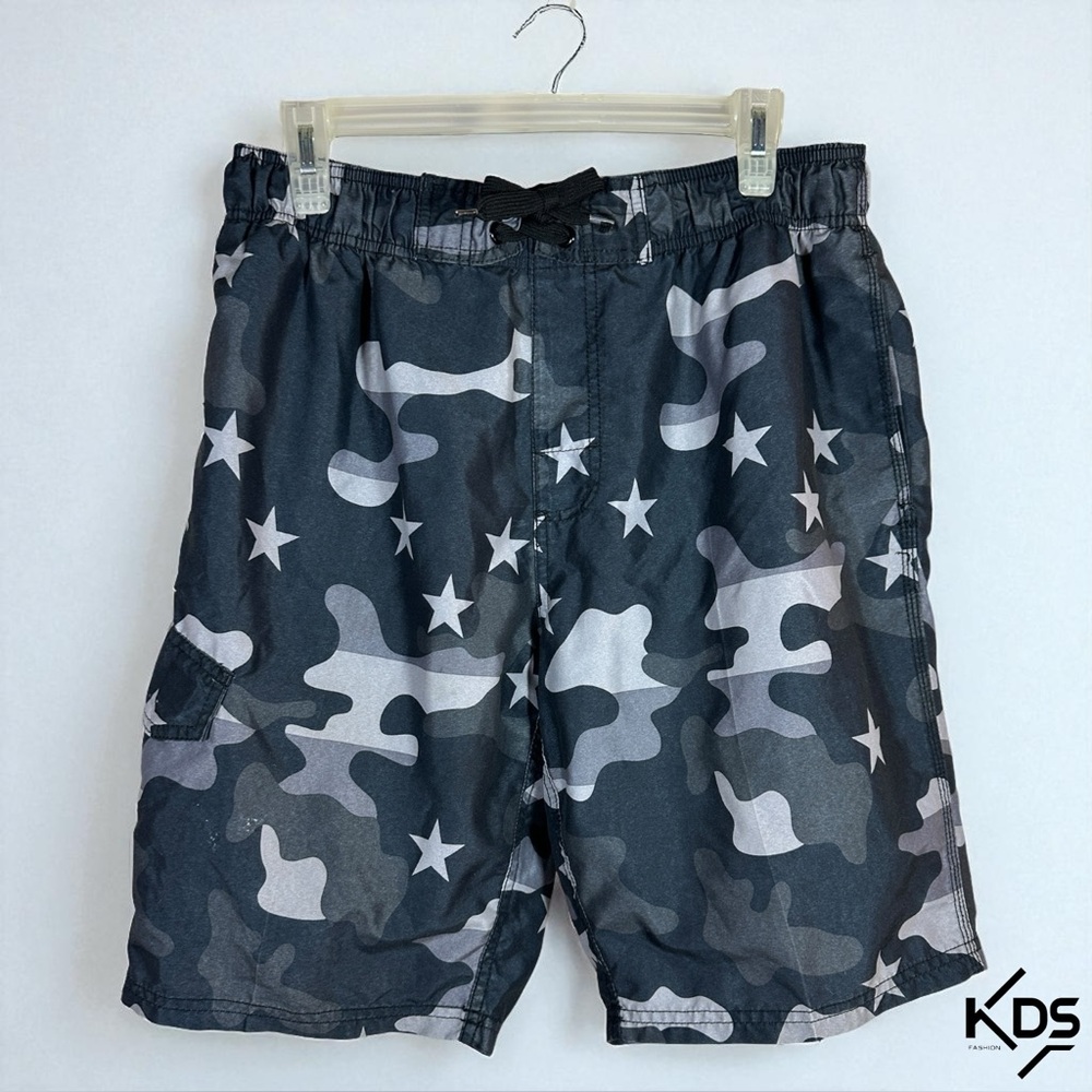 Kanu Surf Men’s Camouflage Swimming Trunks MD